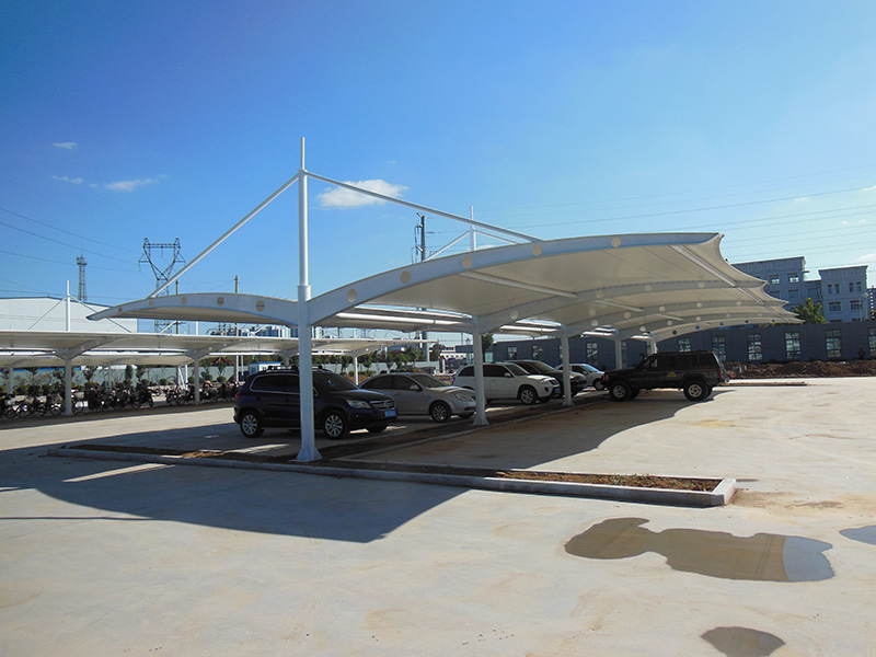 廣饒瑞特新材料雙挑膜結(jié)構(gòu)車(chē)棚